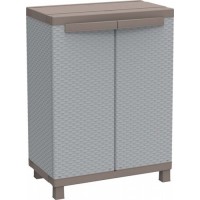 ARMADIO RESINA TERRY C-RATTAN BASSO L68 P39 H92CM