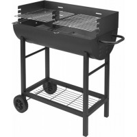 BARBECUE LEGNA/CARBONE RETTANG. PAPILLON 90X48X94HCM