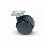 BL RUOTA GEMELLARE CON PIASTRA 50 MM 2 PZ