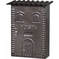 CASSETTA POSTALE FERRO BATTUTO 25X8X38HCM 702