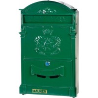 CASSETTA POSTALE MAURER ROYAL VERDE ALLUMINIO