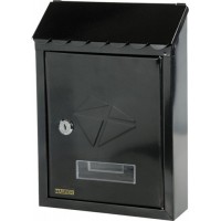 CASSETTA POSTALE MAURER STAMP NERO 21X6,8X30HCM