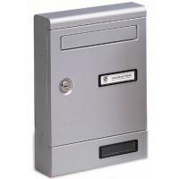 CASSETTA POSTALE SILMEC 10-351.72 ALLUMINIO SILVER