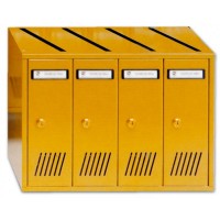 CASSETTA POSTALE SILMEC 31706 6 ELEMENTI BRONZO