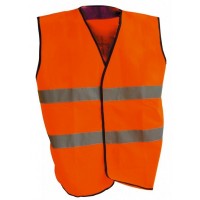 GILET ALTA VISIBILITA STANDARD ARANCIO TG. L-XL
