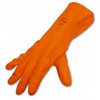 GUANTI LAVORO LATTICE EXTRA 75 TG. 9 ARANCIO