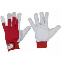 GUANTI LAVORO PELLE GOLF TG. 9 MAURER DORSO TESSUTO