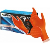 GUANTI NITRILE SPESSORATI FORTE 7 GRIP TG.XL MAURER PLUS CF.50PZ