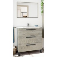 KIT MOBILE BAGNO ATHENA 3 CASSETTI 80 ROVERE ALASKA