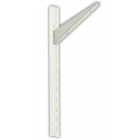 MENSOLA X PROFILO ACC. VERNICIATO BIANCO 17CM