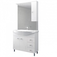 MOBILE BAGNO EVA 105 COMPLETO BIANCO