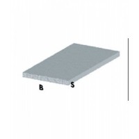 PROFILO ARGENTO H.100 CM PIATTO 12X2 MM**