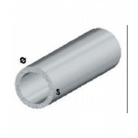 PROFILO ARGENTO H.100 CM TUBO TONDO 12X1 MM*