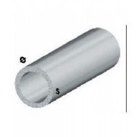 PROFILO ARGENTO H.100 CM TUBO TONDO 16X1 MM*