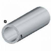PROFILO ARGENTO H.100 CM TUBO TONDO 25X1 MM