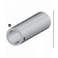 PROFILO ARGENTO H.100 CM TUBO TONDO 8X1 MM**