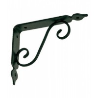 REGGIMENSOLA FERRO BATTUTO 230X175 MM NERO SATINATO