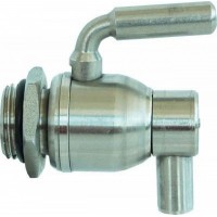 RUBINETTO A SFERA INOX SALVAGOCCIA + GHIERA
