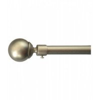 BASTONE A STRAPPO D 19 MM CROMO SATINATO 120-220 SFERA