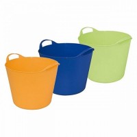 SECCHIO CONTENITORE MULTIUSO FLEX-BAG D. 32 CM - 15 LT ARANCIO