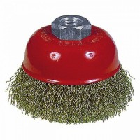 SPAZZOLA A TAZZA PER SMERIGLIATRICE D. MM 150