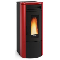 STUFA PELLET KW 18,7 COSTANZA IDRO BORDEAUX