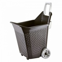 TROLLEY DA GIARDINO KART COLORE CACAO