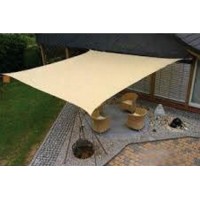 VELA OMBREGGIANTE QUADR. ECRU' 3,6X3,6 MT PAPILLON