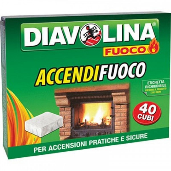 ACCENDIFUOCO 40 DIAVOLINA FUOCO