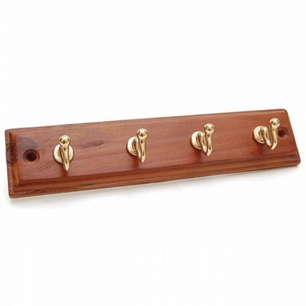 APPENDIABITI HOLZ NOCE/ORO 4P CM.23,5X5