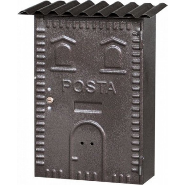 CASSETTA POSTALE FERRO BATTUTO 25X8X38HCM 702