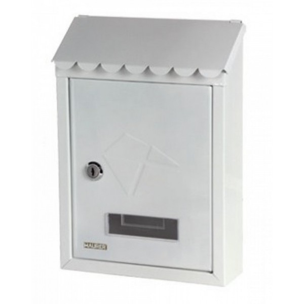 CASSETTA POSTALE MAURER STAMP BIANCO 21X6,8X30HCM