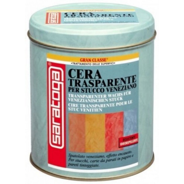 Cera trasparente per stucco veneziano