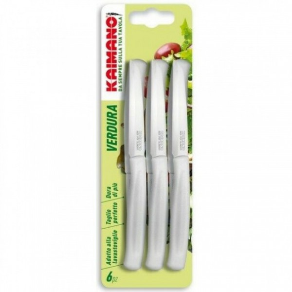 COLTELLO PER VERDURE MANICO BIANCO CA0112