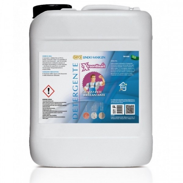 Detergente igienizzante brillantante - Lindo Sanigen