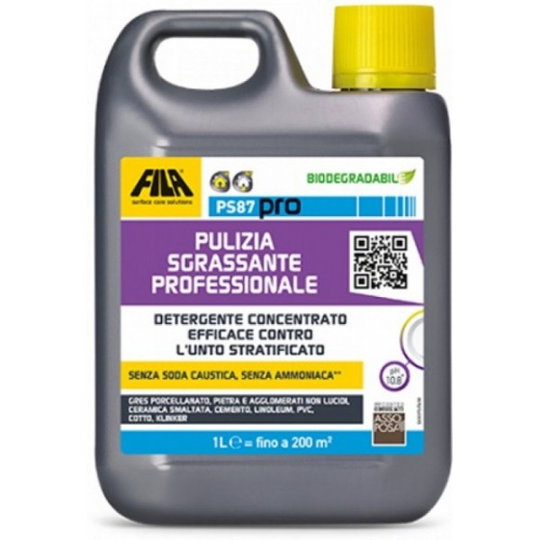 DETERGENTE PAVIMENTI FILA PS87 PRO 1LT SGRASSANTE