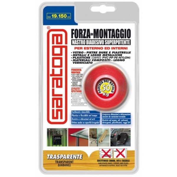 Forza montaggio biadesivo