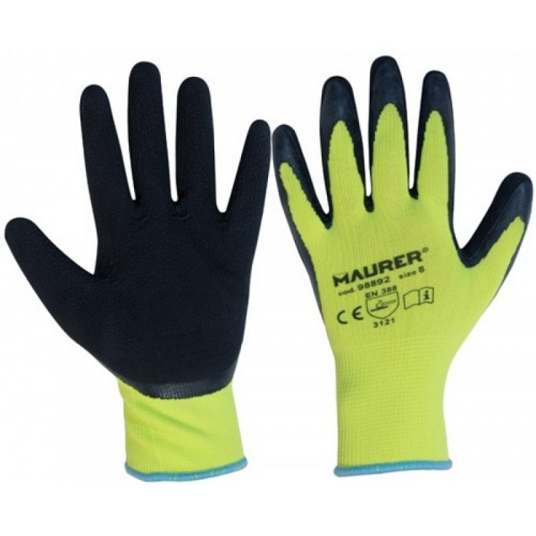 GUANTI LAVORO LATTICE HI-GRIP TG. 9 MAURER - CF. CAVALIERE