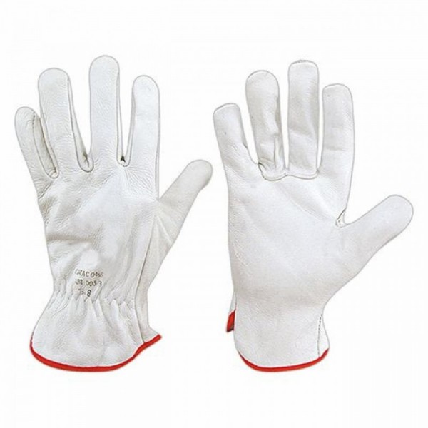 GUANTI PELLE FIORE DI BOVINO TG. 8 SA0066