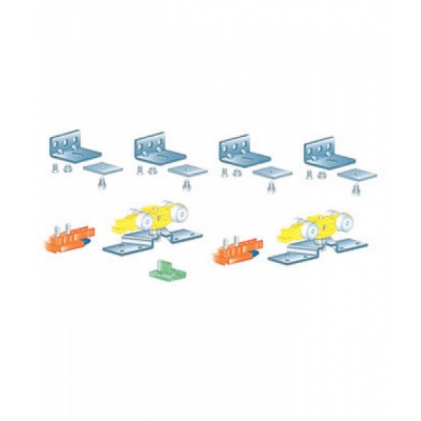 KIT ACCESSORI X BINARIO ALLUMINIO KG.80