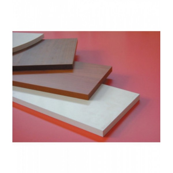 MENSOLA SQUADRATA NOCE CM. 80X30X1,8