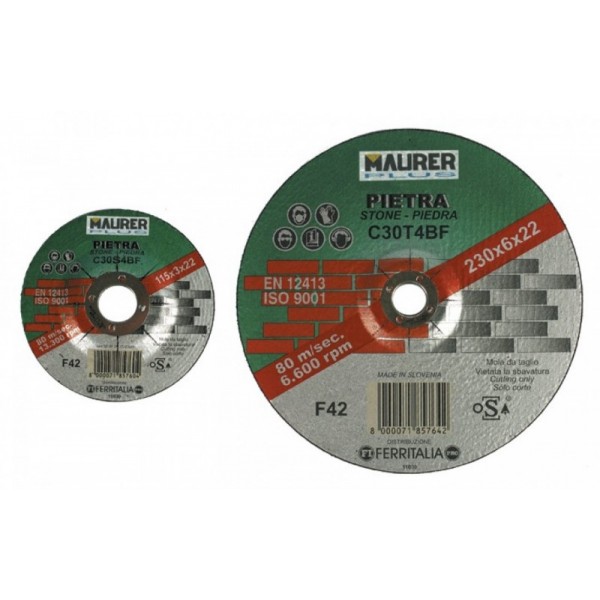 MOLA TAGLIO MARMO MAURER PLUS 115X3MM