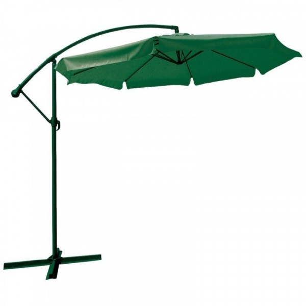 OMBRELLONE ACCIAIO DECENT.FLYN CM.300 VERDE