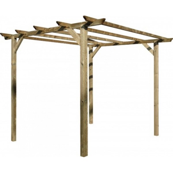PERGOLA LEGNO IMPREGN. SINTRA PAPILLON 300X300CM