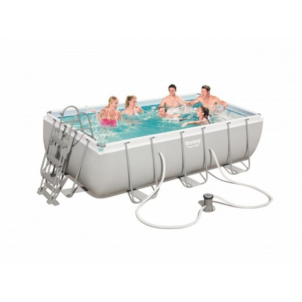 PISCINA C/TELAIO+POMPA 404X201X100H 56441