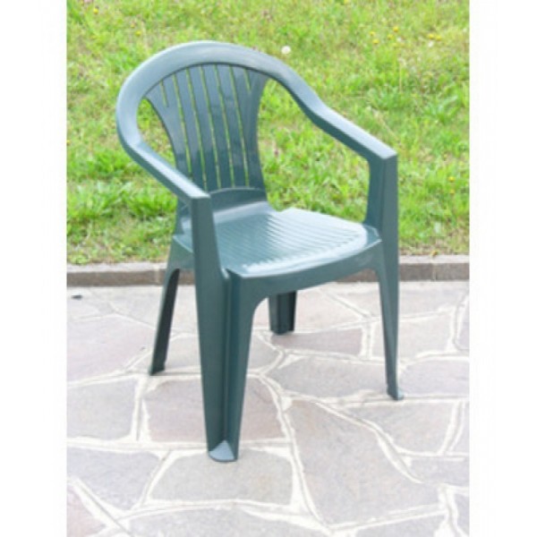POLTRONA RESINA ART.14V VERDE ATLANTIDE C021441