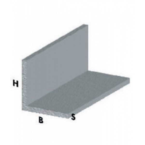 PROFILO ARGENTO H.100 CM ANGOLARE 15X15X1 MM *