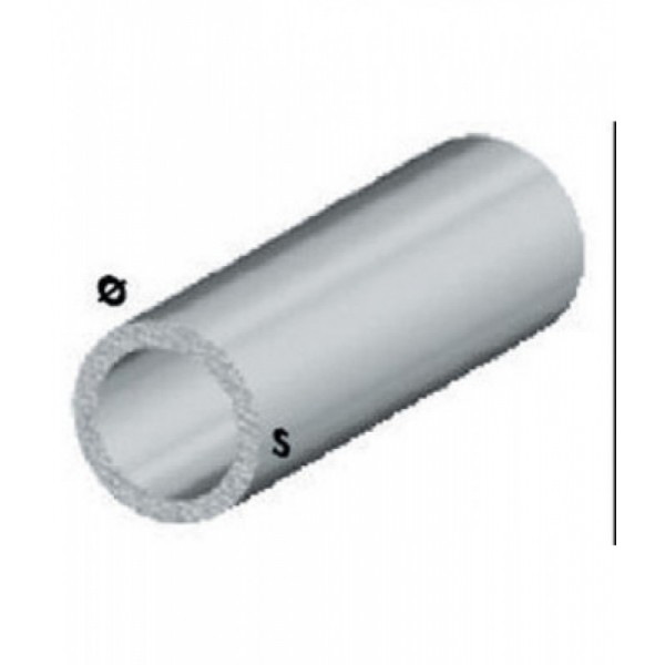 PROFILO ARGENTO H.100 CM TUBO TONDO 12X1 MM*