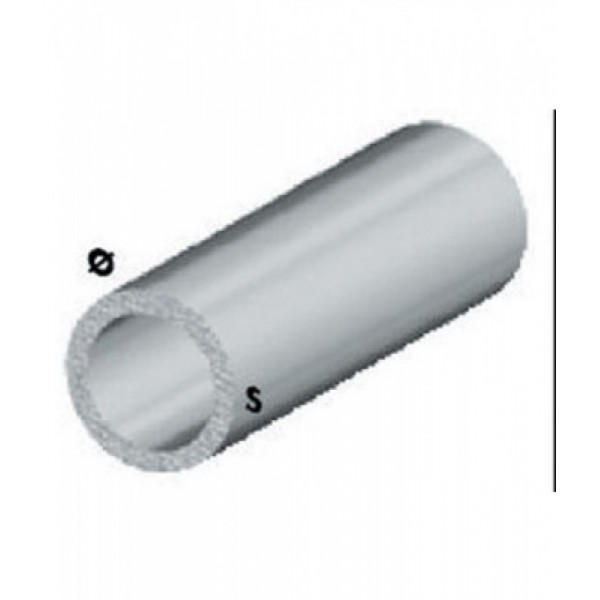 PROFILO ARGENTO H.100 CM TUBO TONDO 16X1 MM*