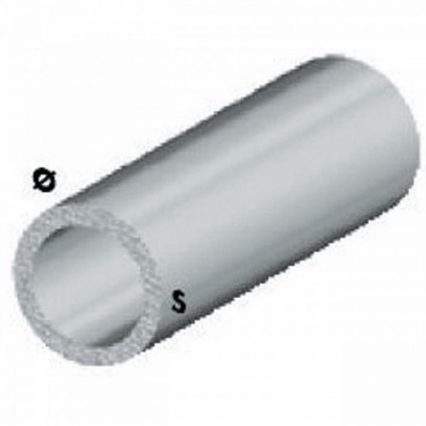 PROFILO ARGENTO H.100 CM TUBO TONDO 25X1 MM